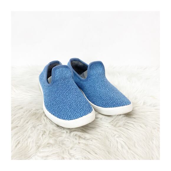 Allbirds Tree Loungers Blue Slip-On W7 Women’s Comfort Lightweight Knit - Picture 3 of 12